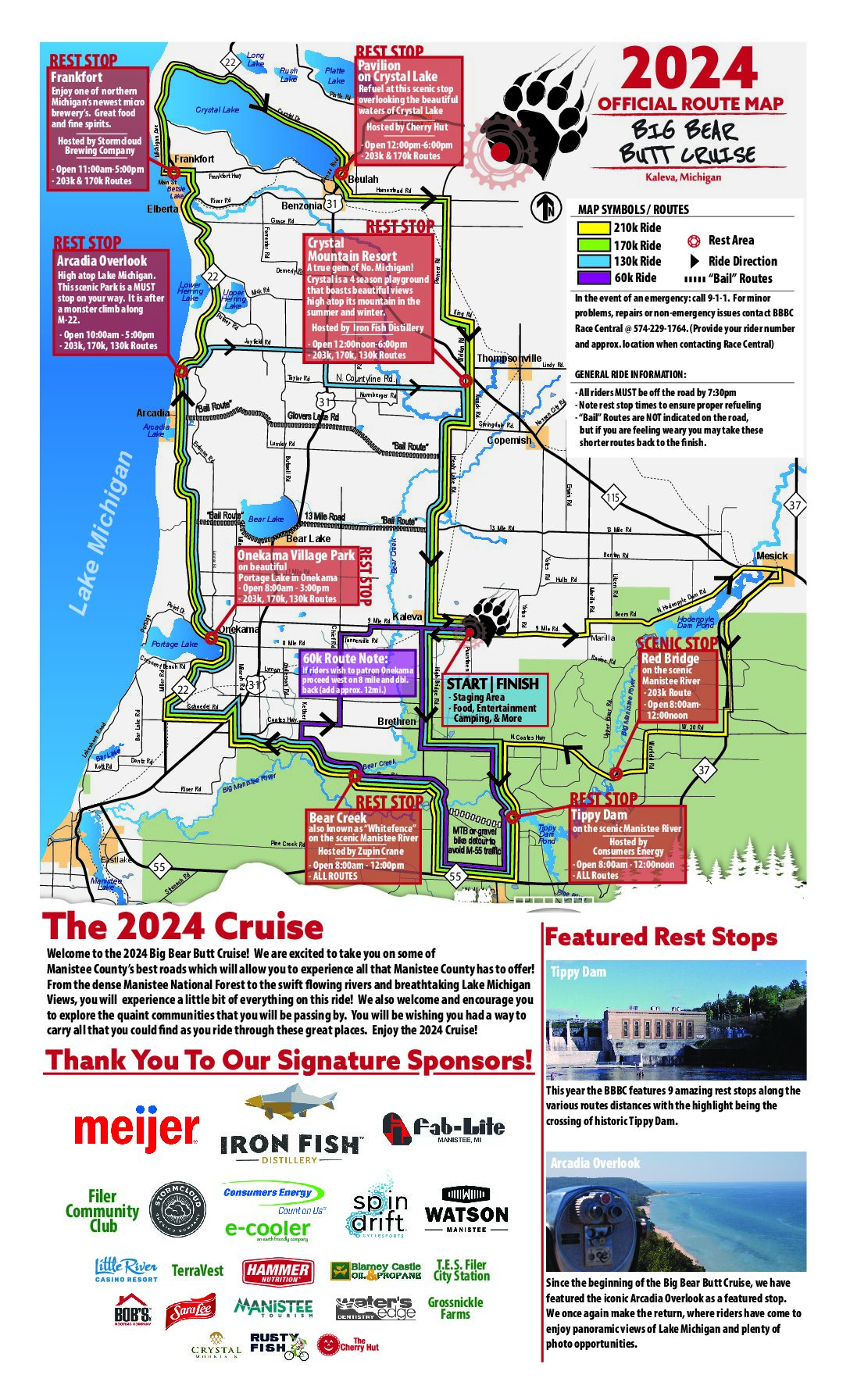 2022 Official Route Map